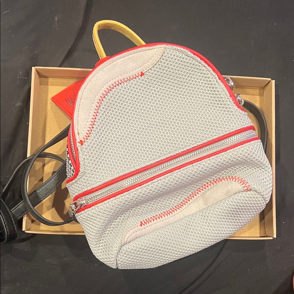 Steve Madden White and Red Mini Bag